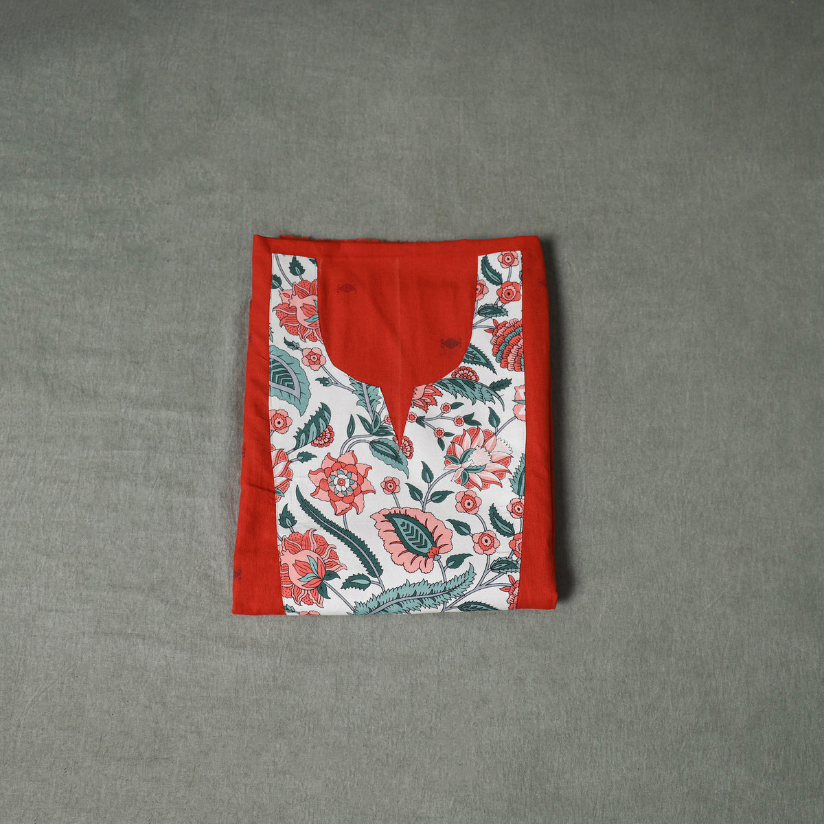 Patchwork Jacquard Buti Cotton Unstitched Kurta Material (2.5M) 80