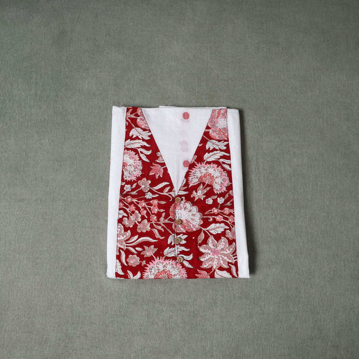 Patchwork Jacquard Buti Cotton Unstitched Kurta Material (2.5M) 79
