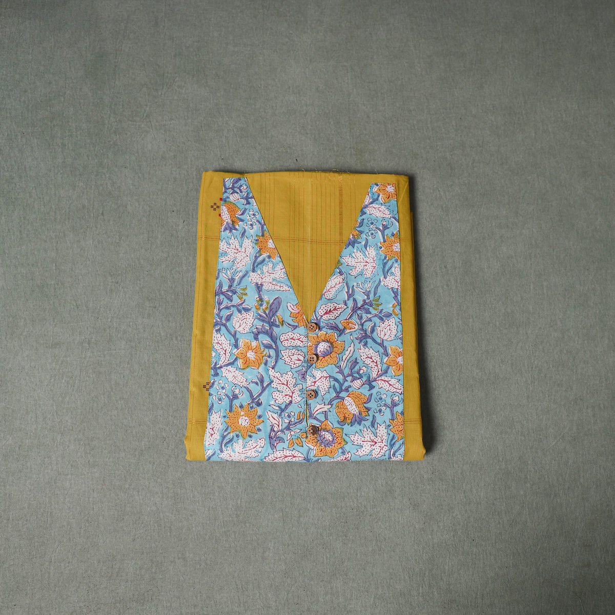 Patchwork Jacquard Buti Cotton Unstitched Kurta Material (2.5M) 78