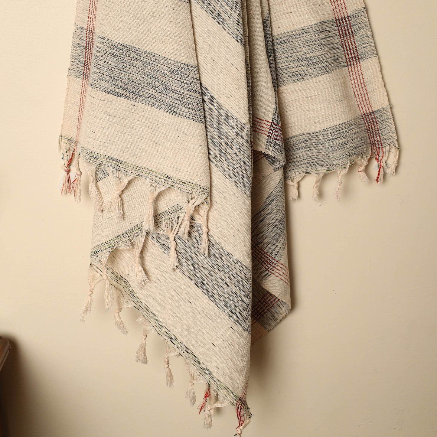 Multicolor - Handloom Fine Cotton Plain Bath Towel 51