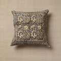 Multicolor Original Pedana Block Print Cotton Kalamkari Cushion Cover