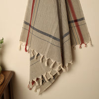 Beige - Handloom Fine Cotton Plain Bath Towel 52