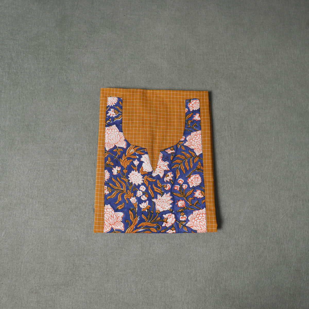 Patchwork Jacquard Buti Cotton Unstitched Kurta Material (2.5M) 74