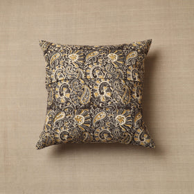 Multicolor Original Pedana Block Print Cotton Kalamkari Cushion Cover