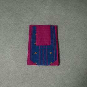 Patchwork Mangalagiri Handloom Cotton Unstitched Kurta Material (2.5m) 71