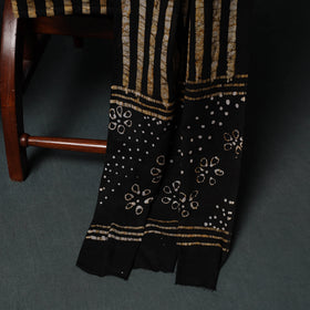 Kutch Hand Block Batik Print Cotton 3pc Unstitched Dress Material Suit Set 60