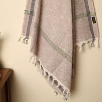 Brown - Handloom Fine Cotton Plain Bath Towel 55