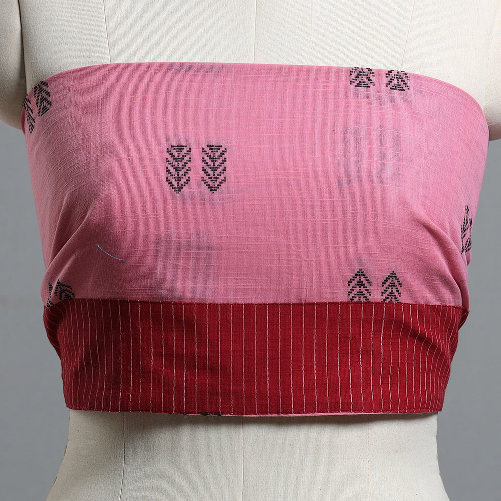 Pink - Jacquard Cotton Blouse Piece 78