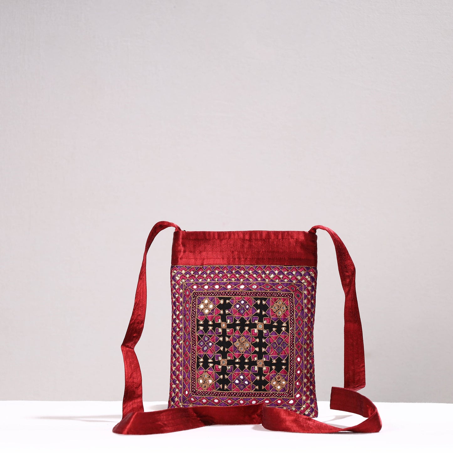 Embroidery Sling Bag
