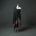 Kashmiri Aari & Sozni Hand Embroidered Cutwork Pure Merino Wool Unstitched Dress Material: Kurta, Bottom with Dupatta 08