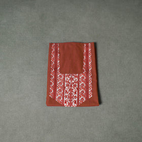 Patchwork Mangalagiri Handloom Cotton Unstitched Kurta Material (2.5m) 57
