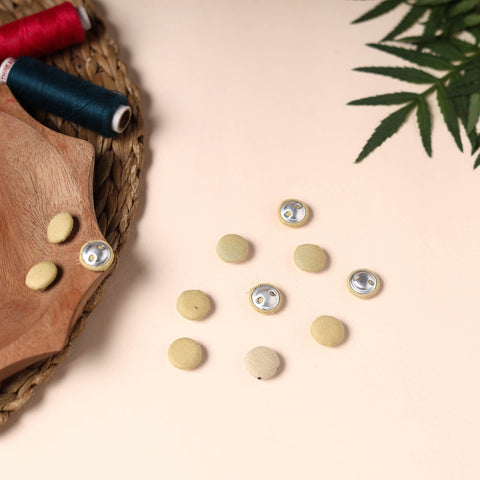  Buttonbaaz Handmade Fabric Button Small 