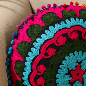 Buy Multicolor Suzani Embroidery Cushion Cover