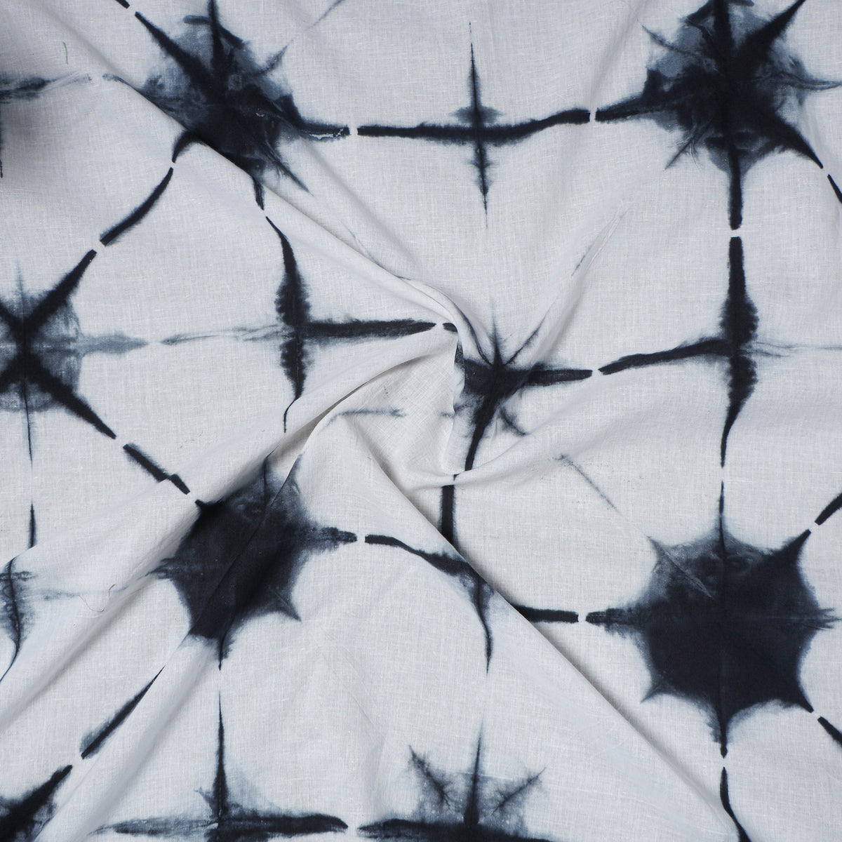 Pure Cotton Shibori Tie-Dye Scarf 09