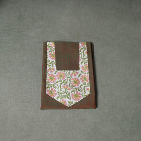 Patchwork Mangalagiri Handloom Cotton Unstitched Kurta Material (2.5m) 47