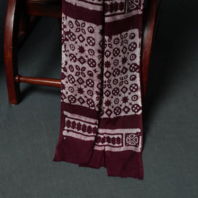 Kutch Hand Block Batik Print Cotton 3pc Unstitched Dress Material Suit Set 64