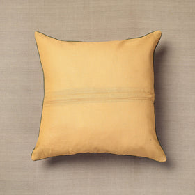  Pink Block Print Cotton Kalamkari Cushion Cover