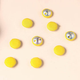  Buttonbaaz Handmade Fabric Button Small 