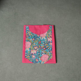 Patchwork Mangalagiri Handloom Cotton Unstitched Kurta Material (2.5m) 42