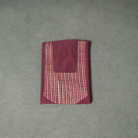 Patchwork Mangalagiri Handloom Cotton Unstitched Kurta Material (2.5m) 40