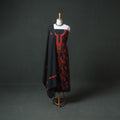 Kashmiri Aari Hand Embroidered Pure Merino Wool Unstitched Dress Material: Kurta, Bottom with Dupatta 12