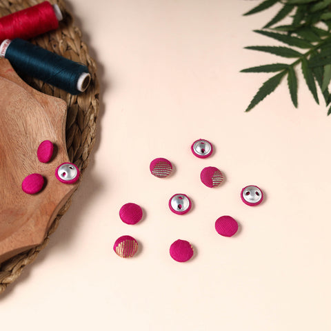  Buttonbaaz Handmade Fabric Button Small 