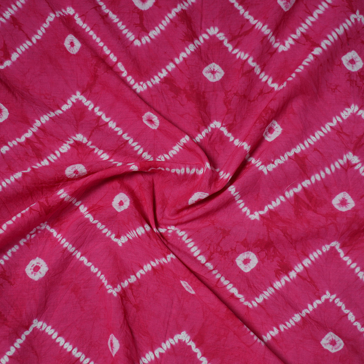 Pure Cotton Shibori Tie-Dye Scarf 01