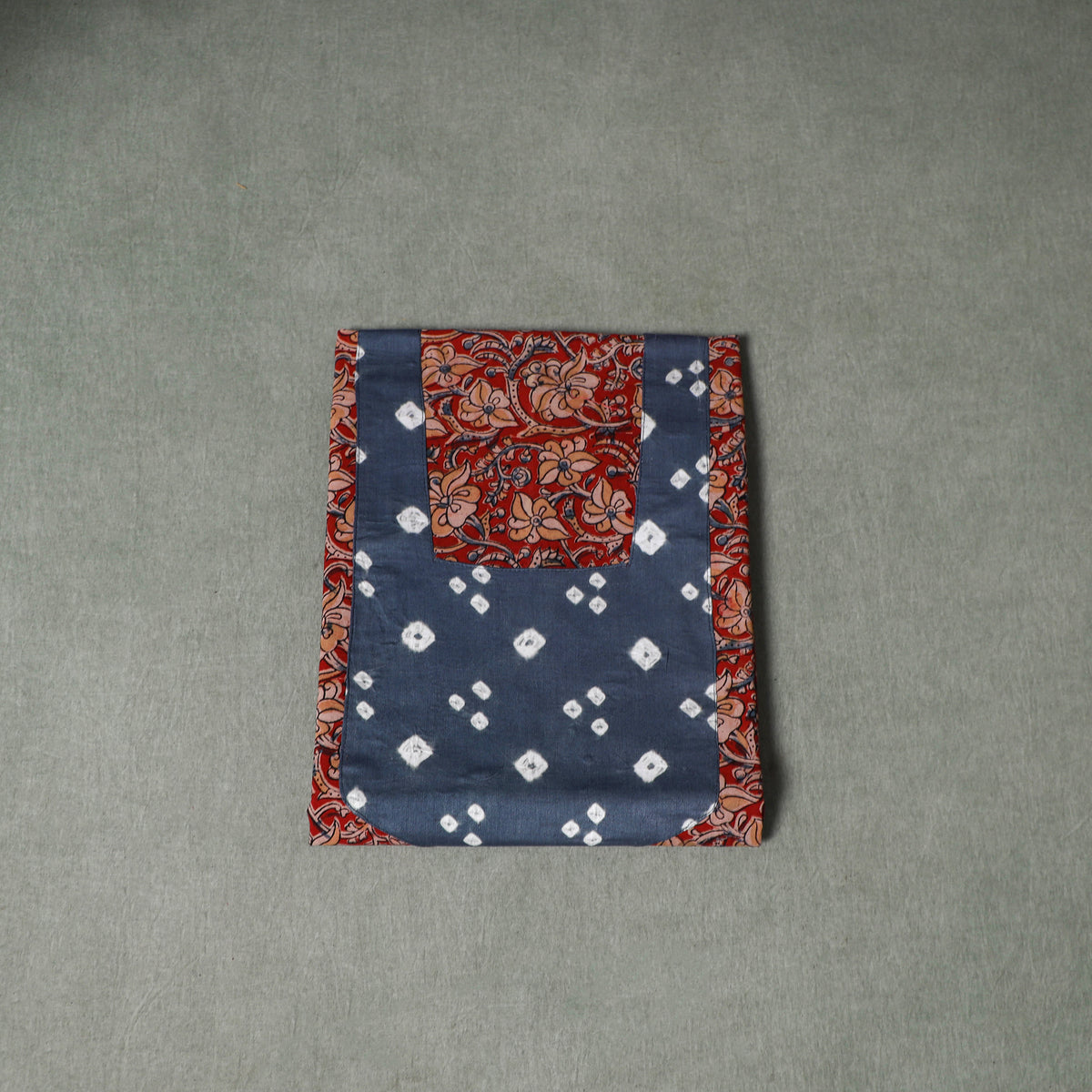 Patchwork Kalamkari Block Print Cotton Unstitched Kurta Material (2.5m) 29