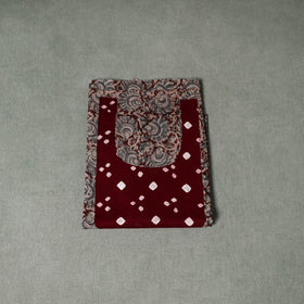Patchwork Kalamkari Block Print Cotton Unstitched Kurta Material (2.5m) 23