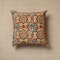 Multicolor Original Pedana Block Print Cotton Kalamkari Cushion Cover
