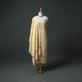 Kashmiri Sozni Hand Embroidered Pure Merino Wool Unstitched Dress Material: Kurta, Bottom with Dupatta 15