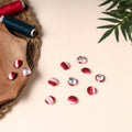  Buttonbaaz Handmade Fabric Button Small 