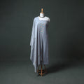Kashmiri Sozni Hand Embroidered Pure Merino Wool Unstitched Dress Material: Kurta, Bottom with Dupatta 16