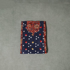 Patchwork Kalamkari Block Print Cotton Unstitched Kurta Material (2.5m) 04