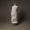 Multicolor - Woolen Heavy Chain Stitch Embroidered Unstitched Dress Material: Kurta, Bottom & Dupatta 19