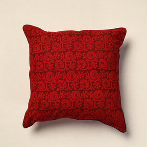 Bagh Block Printed Cotton Cushion Cover (16 x 16 in) 23