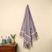 Purple - Handloom Fine Cotton Plain Bath Towel 88