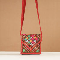 Embroidered Sling Bag