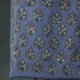 Kashmiri Aari Hand Embroidered Pure Merino Wool Unstitched Dress Material: Kurta, Bottom with Dupatta 19