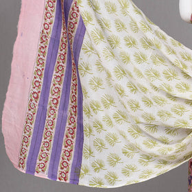 3pc Sanganeri Block Printed Cotton Suit Material Set 08 Onine at iTokri.com