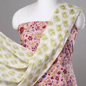  3pc Sanganeri Block Printed Cotton Suit Material Set 08 Onine at iTokri.com