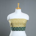 Yellow - cotton pipad blouse piece 160 - handcrafted