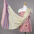  3pc Sanganeri Block Printed Cotton Suit Material Set 08 Onine at iTokri.com