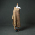 Kashmiri Aari Hand Embroidered Pure Merino Wool Unstitched Dress Material: Kurta, Bottom with Dupatta 20