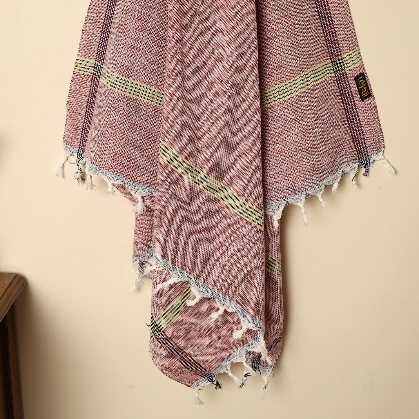 Brown - Handloom Fine Cotton Plain Bath Towel 94