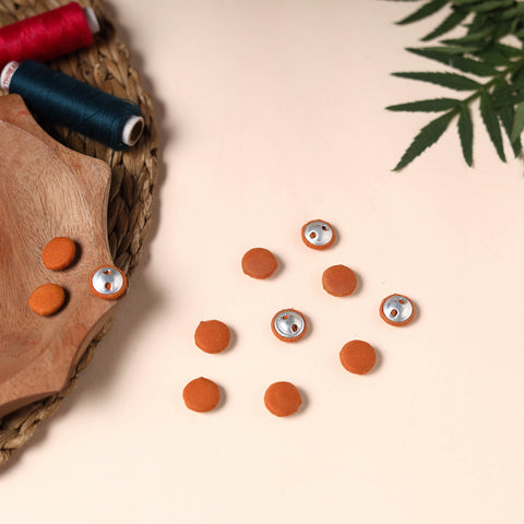  Buttonbaaz Handmade Fabric Button Small 