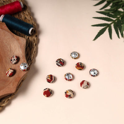  Buttonbaaz Handmade Fabric Button Small 