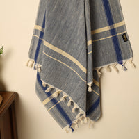 Grey - Handloom Fine Cotton Plain Bath Towel 98