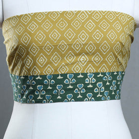 Yellow - cotton pipad blouse piece 166 - handcrafted