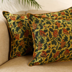 Yellow - set of 2 jahota cotton pillow covers 09